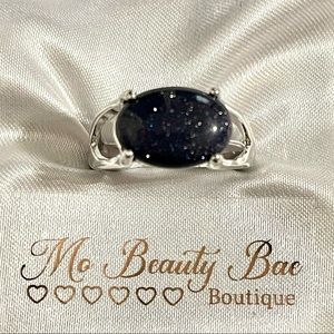 Blue Sandstone Ring